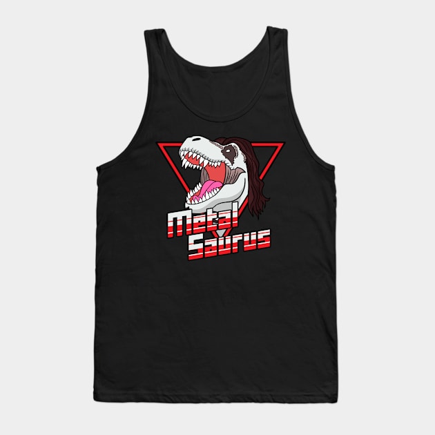 Metal Saurus Tank Top by nickbeta